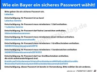 Bayrisches Passwort