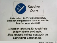 Raucherzone