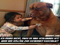 Zur Sicherheit kuscheln