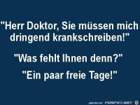 Ein paar Tage frei