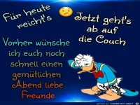 fr heute reichts.....