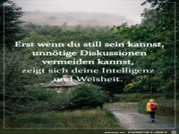 Erst wenn du still sein kannst