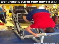 Einweisung nicht n�tig