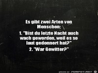 Zwei Arten von Menschen