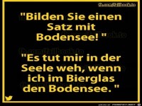 Bilden sie einen Satz