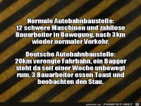 Autobahn-Baustellen