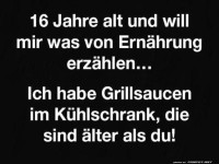 Witz ber Altersunterschiede und Ernhrung