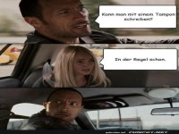 Lustiger Dialog im Auto