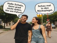 Fahrerflucht ohne Auto!