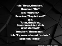 Drucker-Duell: Mensch vs. Maschine
