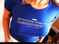 bluescreen shirt
