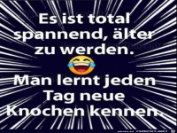 es ist total spannend lter zu werden