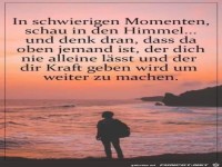 In schwierigen Momenten