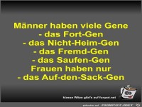 M�nner haben viele Gene
