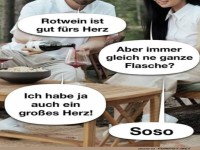Rotwein ist gut fürs Herz