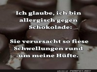 Allergisch gegen Schokolade Spa�