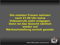 Die meisten Frauen nehmen nach 21