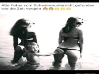 Ich damals im Schwimmunterricht