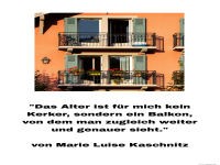 das alter ist f�r mich