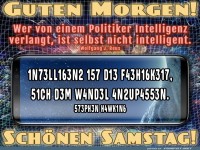 Samstag mit nerdigem Zitat!