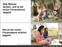 was Mnner ber einen Frauenabend denken