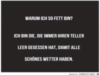 Warum ich so Fett bin