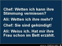 Chef zu Ali:........