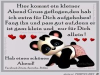 Hier kommt ein kleiner Abendgruss