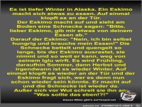 Es ist tiefer Winter in Alaska