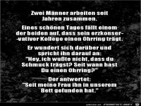 zwei Mnner arbeiten seit Jahren zusammen.....