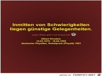 Inmitten von Schwierigkeiten
liegen g�nstige Gelegenheiten