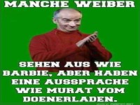 Humorvolles Meme �ber Sprache und Aussehen