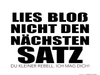 Lies diesen Satz nicht!