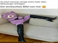 Teddy im Stiefelfieber