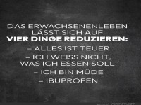 Das wahre Rezept des Erwachsenseins