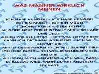 was Mnner wirklich meinen...