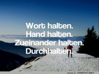 wort halten