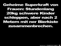 Superkraft von Frauen