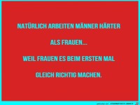 Maenner arbeiten haerter