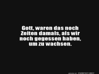 Erinnerung an alte Essgewohnheiten