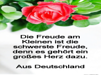 die freude am kleinen