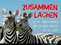 Zusammen lachen