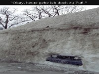 Ein Auto unter Schnee ? Winterschlaf deluxe!