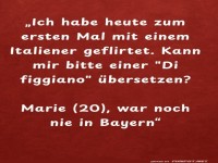 Flirten mit Kultur-Clash!