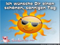 Einen sonnigen Tag