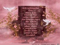 ich wuensche dir dass du deine Tuer