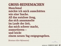 Gross Reinemachen