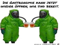 Bereit f�r die Gastronomie