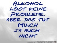Alkohol l�st keine Probleme