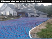 Luxusausstattung im Vorgarten